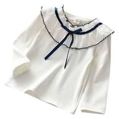 

Cute Girls T-shirt Autumn Spring Floral Cotton Children Clothes Baby Long Sleeve Tops Tees Blouse
