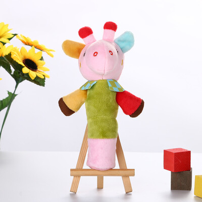 

〖Follure〗Animals Hand Bells Musical Baby Soft Toys Developmental Rattle Bed Kids