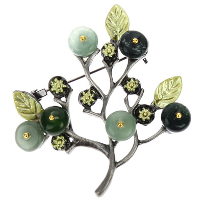 

Imitation Brooch Cubic Rhinestone Decoration Brooch Pin