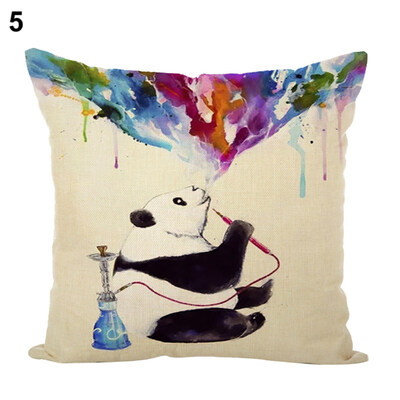 

Boxing CatPanda Soft Pillow Case Cushion Cover Sofa Car Home Cafe Decoration