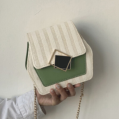 

New Fashion Women Casual Crossbody Bags Female Shoulder Handbags Beach Shoulder Messenger Bags Small Square Bag