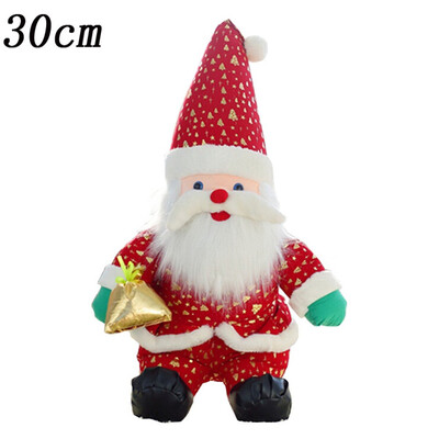 

Tailored 17 Inch Christmas Plush Dolls Home Ornament Decoration ToysSanta Clause Doll