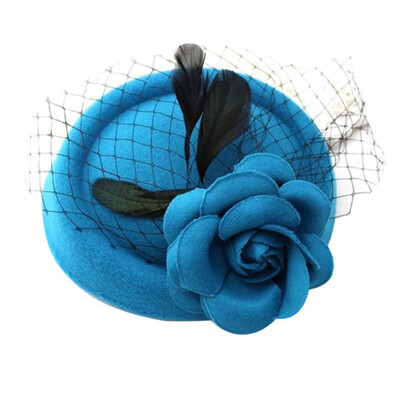 

Girl hairpin headdress accessories flower England fashion girl hairpin beret hat hairpin flower cute headdress