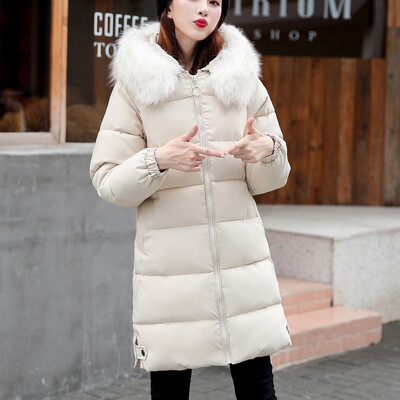 

Toponeto Women Winter Warm Coat Hooded Thick Warm Loose Jacket Long Overcoat