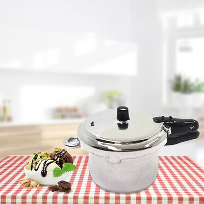 

YIWULA112 16 Toy House Miniature Scene Model Kitchen Pressure Cooker Pretend Toys