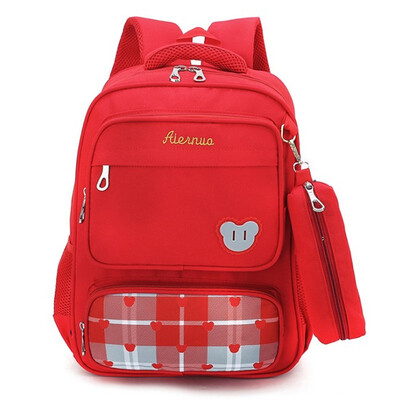 

Waterproof School Bag Backpack Children Girls Boys Book Bags Satchel Orthopedic Waterproof Kids Mochila Infantil With Pencil box