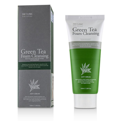 

3W CLINIC - Green Tea Foam Cleansing 100ml338oz