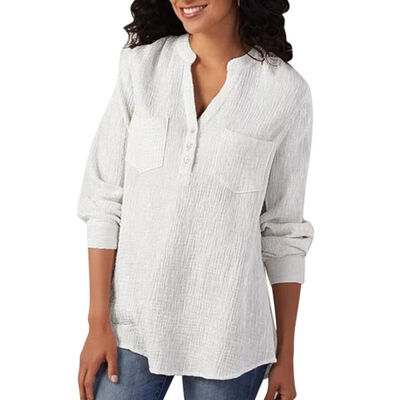 

Plus Size 3XL Women Blouse Office Lady Solid Color Autumn Concise Stylish Casual Shirt Wild Long Sleeve Pocket Blouse