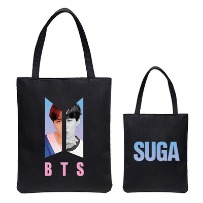 

Kpop BTS Bangtan Boys Avatar Print Canvas Bag Shoulder Bag Hot Gift for ARMY