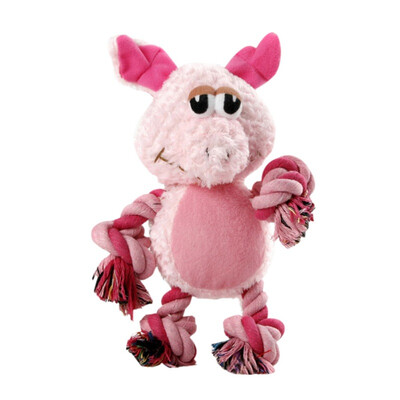

Pet Plush Toy For Grinding Cleaning Teeth Dog Lovely Interactive Chew Training Toy Bite Resistant Cartoon Animal Toys