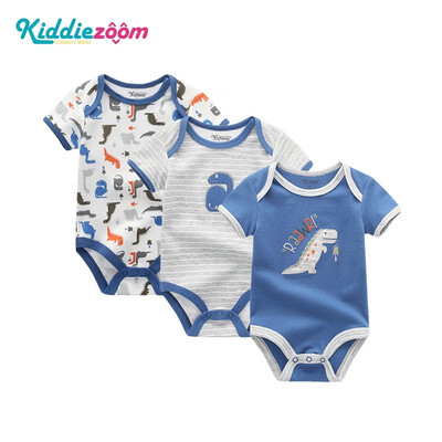 

Baby Girls Clothes Bodysuits Newborn Unicorn Cotton Baby Boys Clothes Rompers Short Sleeve O-Neck Clothing Sets 0-12M 3PCSLot