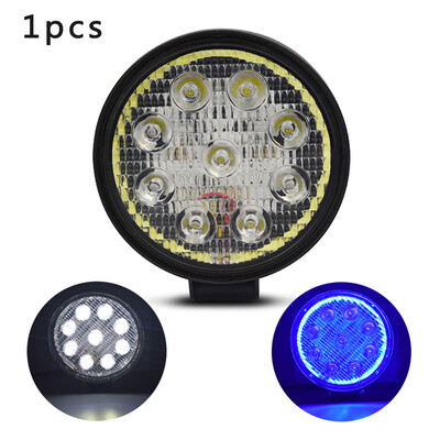 

1800LM 27W 4D LED Car Work Lights Lamps Aperture Waterproof Bulbs Universal Set