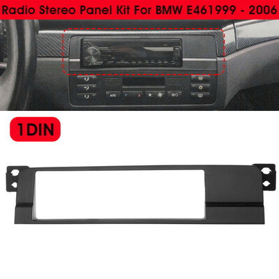 

Car Auto Single Din Radio Stereo Panel Fascia Adapter Fit For BMW E46 1999-06