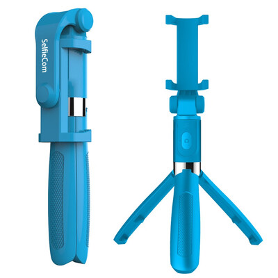 

SelfieCom Bluetooth Selfie Stick Tripod Extendable Selfie Stick with Wireless Remote&Tripod Stand for iOS PhonesAndroids