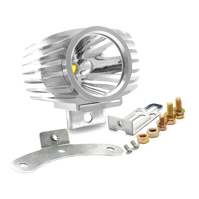 

8W 1500LM 6000K Motorcycle LED Spotlight ScooterBikeMoto Aluminum Head Light Replacment High Power