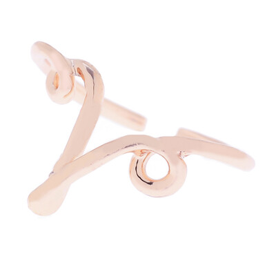 

Rose Gold A-Z 26 Letters Initial Name Rings Women Men Weeding Bride Jewelry