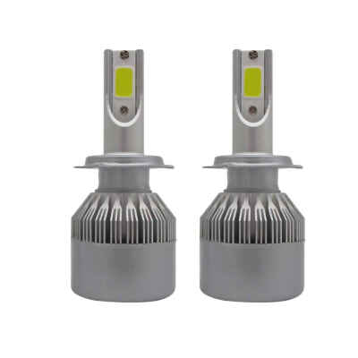 

2pcsset T2 H7 55W 6000K 4600LM IP68 Waterproof 12V Headlight LED Bright Lamps Bulbs for Car Vehicle Auto