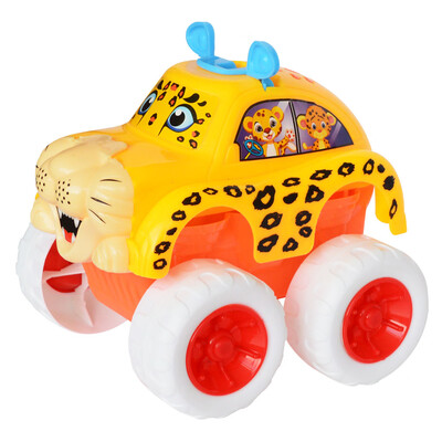 

YIWULASuper Cute Cartoon Colorful Inertial Tiger Animals Car Toy Best Gifts