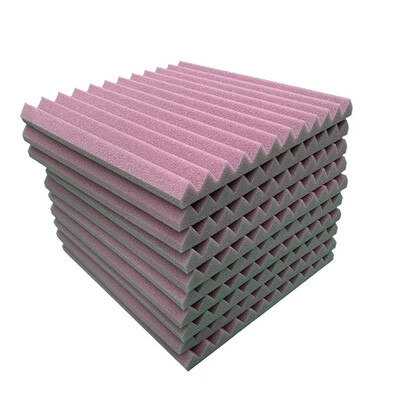 

10PCS 3D Acoustic Foam Panel Absorption Sponge Studio Soundproof Sound Insulation Sponge Accessories Stickers