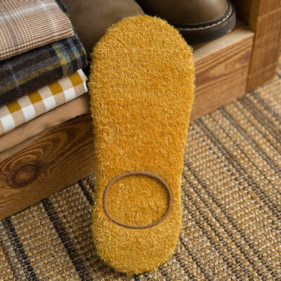 

Women 1 Pair Winter Warm Ankle Socks Soft Low Cut Ankle Socks Thick Floor Socks Fuzzy Winter Thick Socks