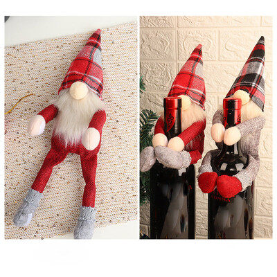 

Tailored Christmas Decorations Sweater Bottles Sets Clothes Bottle Dress Up