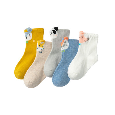 

Baby Girl Socks Autumn Winter Cartoon Pattern Socks Set Cotton Children Toddler Girls School Socks