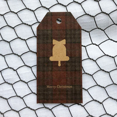 

50Pcs Craft Paper Hang Tags Christmas Gift Tags Christmas Tree Hanging Party Favor Label Tags Xmas Gift Cards