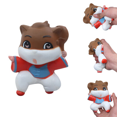 

YIWULAStress Reliever Simulated Kung Fu Cat Scented Slow Rising Kids Squeezable Toy