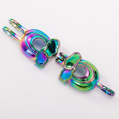 

Unicorn Pendant Beads Cage Necklace Pendant Hollow Rainbow Cloud Vintage Open