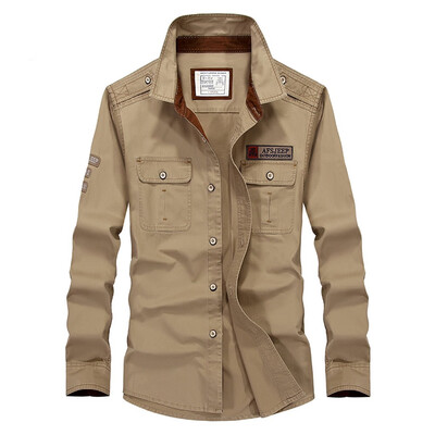 

Toponeto Fashion Men Solid Casual Outdoor Long Sleeve Turn-down Collar Shirts