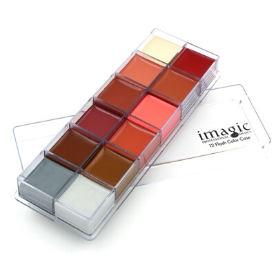 

12 Colors Flash Tattoo Face Body Paint Oil Painting Art Festival Party Fancy Dress Beauty Makeup Tools maquiagem