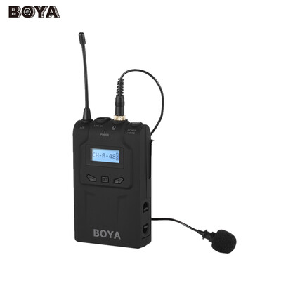 

BOYA BY-WM8T UHF Digital Wireless Bodypack Transmitter with Lavalier Microphone 48 Channels