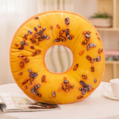 

〖Follure〗Soft Plush Pillow Stuffed Seat Pad Sweet Donut Foods Cushion Cover Case Toys A