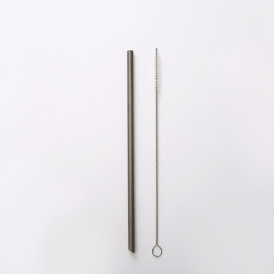 

8PCS Silicone Reusable Sets Colorful Brush Drinking Food-grade Z Straws with Cleaning Straw