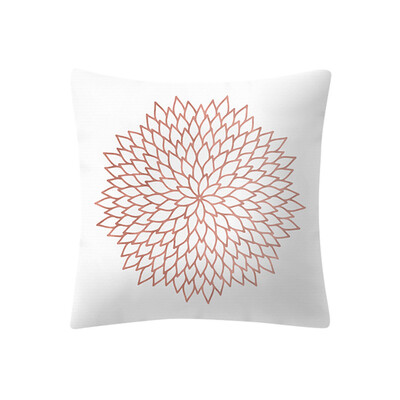 

〖Follure〗Rose Gold Pink Cushion Cover Square Pillowcase Home Decoratio