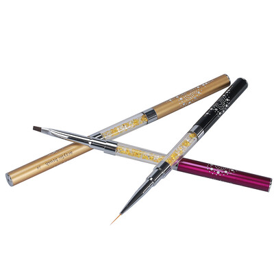 

〖Follure〗3pcs Double-headed Nail Art Brush Painting Pen Brush Nails Art Manicure Tools