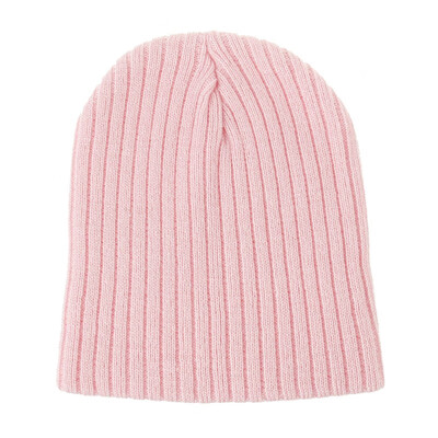 

Autumn Winter Casual Fashion Newborn Baby Solid Color Striped Knitted Hat Kid Toddler Cute Cap