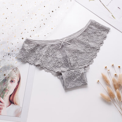 

Sexy Lace Panties Women Fashion Lingerie Cotton Embroidery Low Waist Briefs Women Underwear