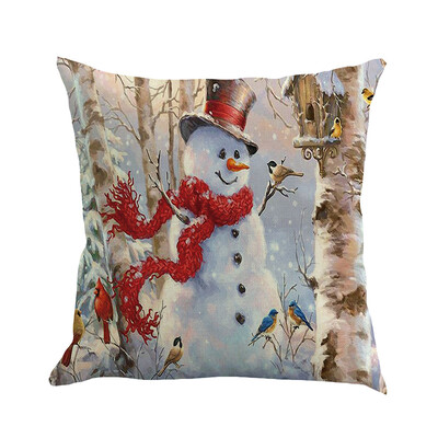 

Tailored Christmas Pillow Cover Pillowcases Decorative Sofa Cushion Cover 45x45cm