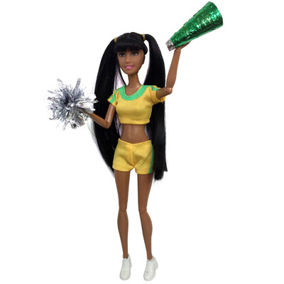 

Siaonvr Baby Movable Joint African Doll Toy Black Doll Best Gift Toy