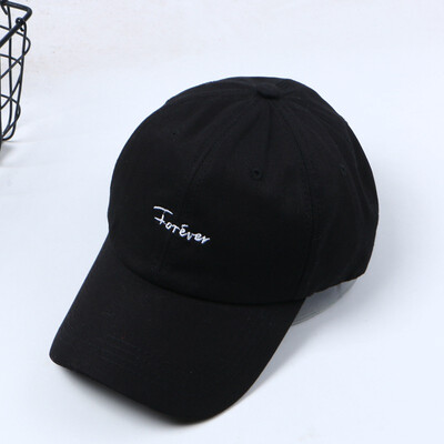 

The new Korean version of embroidery letters curved brim Cap male outdoor retro baseball cap couple hip hop Cap student tide