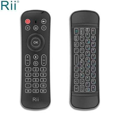 

Original Rii MX6 Double-sided Mutimedia 24GHz Mini Wireless Keyboard Fly Mouse for Android TV BoxMini PCLaptop