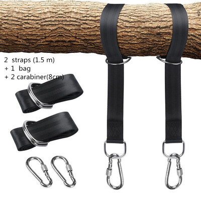 

5PCSSet Practical Camping Hammock Swing Tree Straps Set Ultimate Accessory Garden