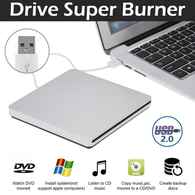 

New Fashion Record CD External Suction Drive Super Burner USB External Slot Driver