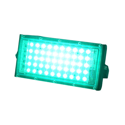 

220V RGB LED Floodlights Outdoor IP66 Waterproof 50W Ultra bright LED Flood multicolour Ligh LED Multifunctional Portable Lamp