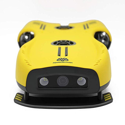 

Underwater Drone ROV with 4K UHD Underwater Camera for Realtime Streaming AQUAROBOTMAN Detachable Battery