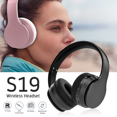 

Willstar S19 Bluetooth Headphone Black Rose Gold