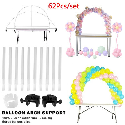 

Romantic Large Balloon Arch Set Detachable Balloon Display Balloon Column Stand