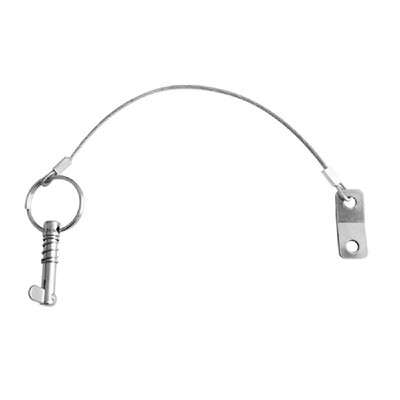 

2Pcs Quick Release Pin with Lanyard Anti-lost Pin for Boat Bimini Top Marine Grade 316 Stainless Steel Hardware