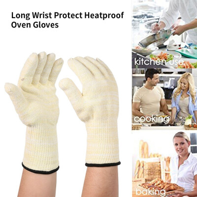 

Long Wrist Protect Heatproof Oven Gloves hot dishes safely Heavy Duty Oven Mitts For Professional&Kitchen Use